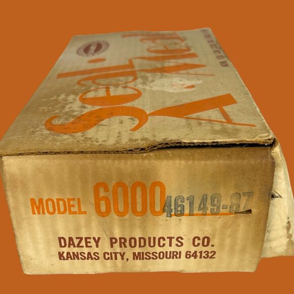 Vintage 70's Dazey SEAL-a-MEAL Model 6000 Original Box Recipes Warranty Extras - Picture 5 of 13